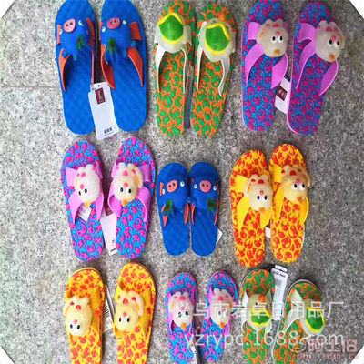 【巖卓2017新款卡通夏季拖鞋家居防滑耐磨女童、男童涼拖鞋廠家貨源7788866】義烏市巖卓日用品廠 - 產品庫